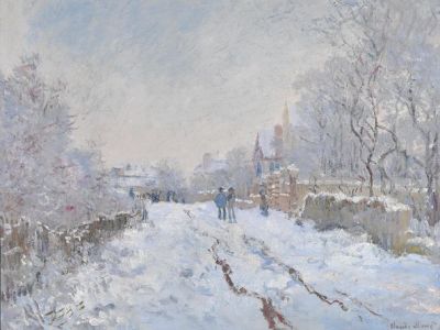 « Pas sur la neige » : poésie, peinture, musique