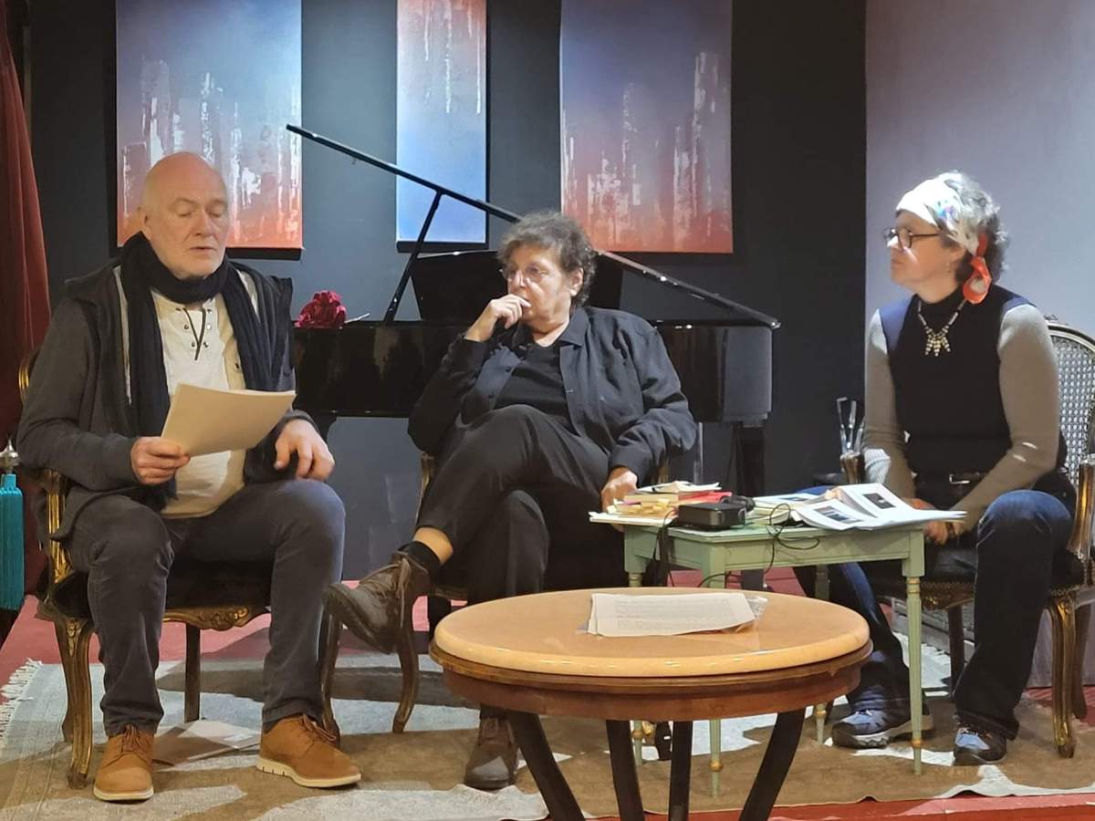Dominique Massaut, Claude Ber et Sophie Braganti réunis par la poésie